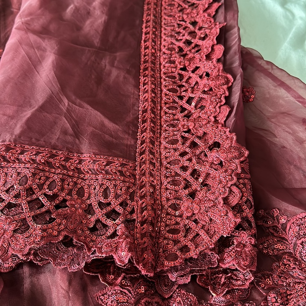 Pakistani Fancy DresS long Gown style VANYA - Picture 7 of 13
